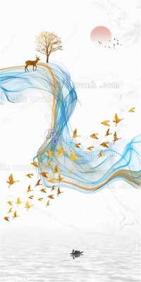 File PSD File in tranh tường 3D FT210148 (bản gốc) đã tách nền