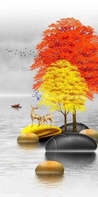 Tải file PSD File in tranh tường 3D FT210170 (nguyên layer) để in