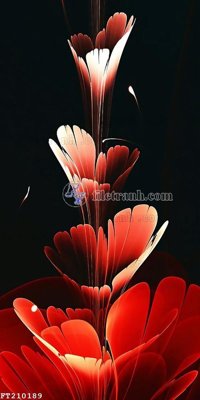 File gốc File in tranh tường 3D FT210189 (in lụa) hoa văn cổ điển