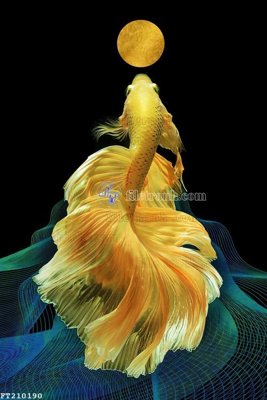 File gốc File in tranh tường 3D FT210190 (phong cách) châu Âu