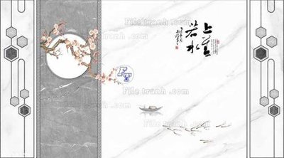 File gốc File in tranh tường 3D FT210231 (in lụa) họa tiết 3D