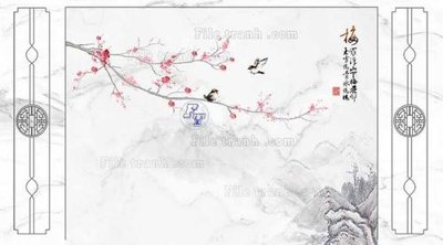 File in lụa File in tranh tường 3D FT210236 (phong cảnh) File in tranh tường 3D FT210236