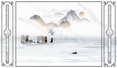 File gốc File in tranh tường 3D FT210309 (phong cách) tối giản