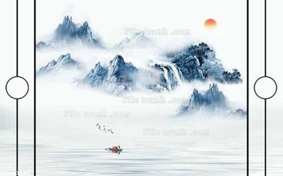 File PSD File in tranh tường 3D FT210317 (bản gốc) chất lượng nhất