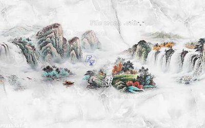 File gốc File in tranh tường 3D FT210331 (trang trí) phòng làm việc