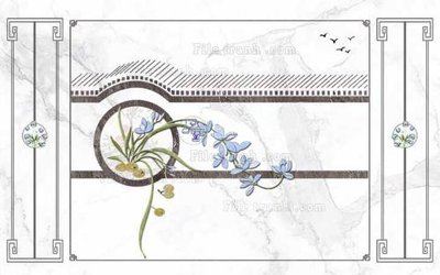 Tải file File in tranh tường 3D FT210371 (PSD) cho in tranh kính