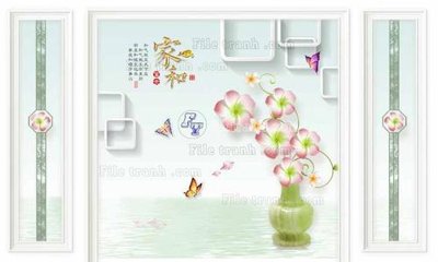 Tải file gốc File in tranh tường 3D FT210468 (để in lụa)