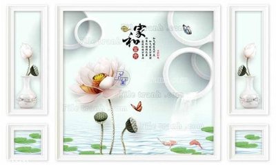 File tranh File in tranh tường 3D FT210471 (ảnh gốc) không bị mờ