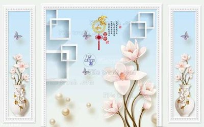 Hình ảnh file gốc in lụa File in tranh tường 3D FT210482