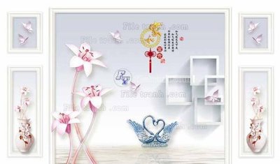 File gốc File in tranh tường 3D FT210487 (PNG) trong suốt (transparent)