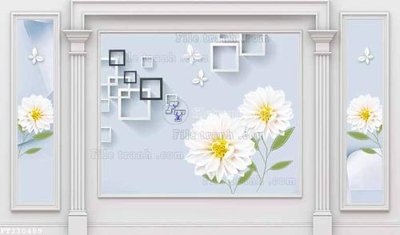 File ảnh File in tranh tường 3D FT210489 (gốc) in PP, decal