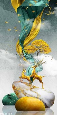 File in lụa File in tranh tường 3D FT210629 (hoa văn) File in tranh tường 3D FT210629