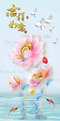 File PSD in ấn File in tranh tường 3D FT210645 (chất lượng cao)