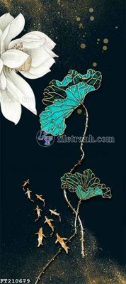 File in trần File in tranh tường 3D FT210679 (bản gốc) hoa văn