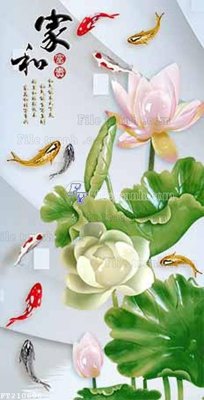 Tải file File in tranh tường 3D FT210696 (gốc) chủ đề phong thủy