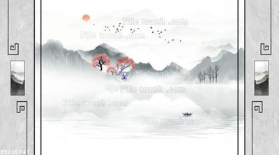 File gốc File in tranh tường 3D FT210741 (ảnh chi tiết) để in lụa