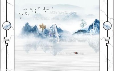 File tranh File in tranh tường 3D FT210750 (ảnh gốc) cho in ấn kỹ thuật số