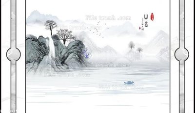 File tranh gốc File in tranh tường 3D FT210756 (sắc nét từng chi tiết)