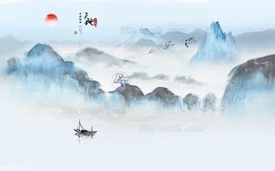 File PSD File in tranh tường 3D FT210758 (nguyên bản) cho thiết kế