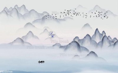 File in ấn File in tranh tường 3D FT210768 (bản gốc) sắc nét