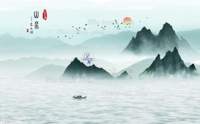 File gốc File in tranh tường 3D FT210784 (in lụa) tranh phong thủy