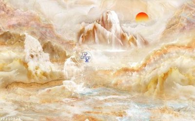 File PSD File in tranh tường 3D FT210828 (nguyên bản) cho thiết kế