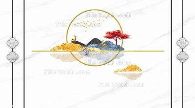 File PSD File in tranh tường 3D FT210837 (gốc) tách lớp chi tiết