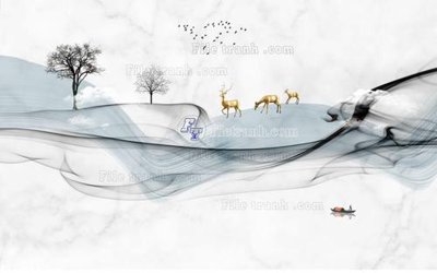 File tranh gốc File in tranh tường 3D FT210887 chủ đề hiện đại