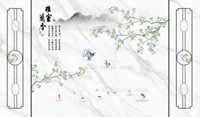 File in trần File in tranh tường 3D FT210910 (bản gốc 3D) sống động