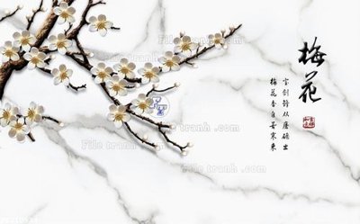 File tranh File in tranh tường 3D FT210934 (bản gốc) in lụa 3D