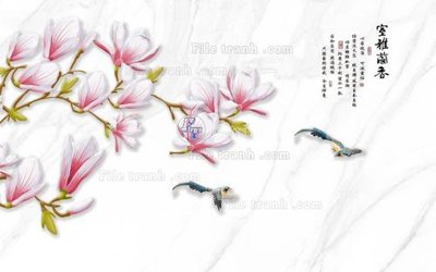 File in trần File in tranh tường 3D FT210943 (bản gốc) mây trời