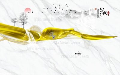 Download file gốc File in tranh tường 3D FT210947 (in lụa) nghệ thuật