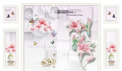 Download file File in tranh tường 3D FT211035 (chuẩn in) chất lượng cao