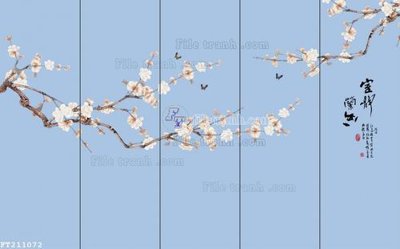 File PSD in ấn File in tranh tường 3D FT211072 (chất lượng cao)