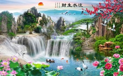 Tải file gốc File in tranh tường 3D FT211090 dùng cho in ấn