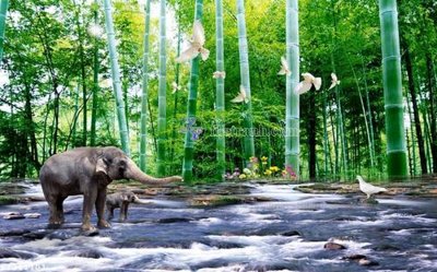 File gốc File in tranh tường 3D FT211101 (in lụa) cao cấp