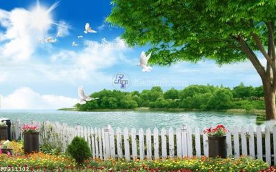 File gốc File in tranh tường 3D FT211102 (phiên bản chuẩn) để in ấn