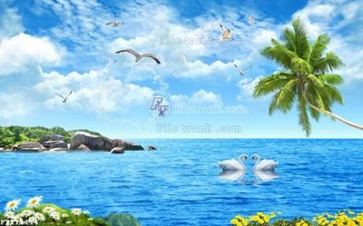 File tranh File in tranh tường 3D FT211114 (bản gốc) trang trí văn phòng