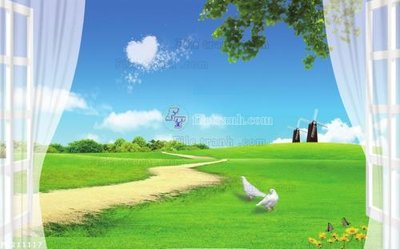 File ảnh File in tranh tường 3D FT211117 (gốc) trang trí khách sạn