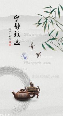 File gốc File in tranh tường 3D FT211152 (phong cách) tối giản