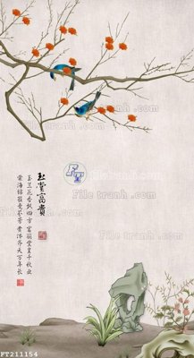 File in trần File in tranh tường 3D FT211154 (file gốc) phong thủy
