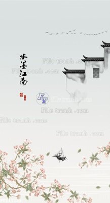 File tranh PSD File in tranh tường 3D FT211163 chất lượng cao