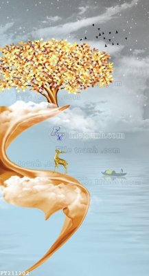 File tranh gốc File in tranh tường 3D FT211202 (bản đẹp) độc quyền