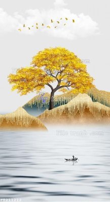 File PSD File in tranh tường 3D FT211212 (gốc) tách lớp chi tiết