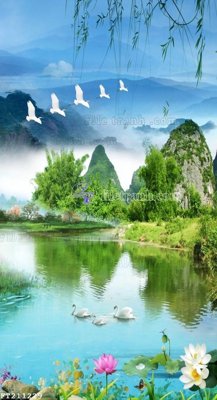 File ảnh File in tranh tường 3D FT211229 (gốc) in PP, decal