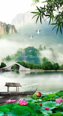 File gốc File in tranh tường 3D FT211231 (cho in 3D) độc đáo