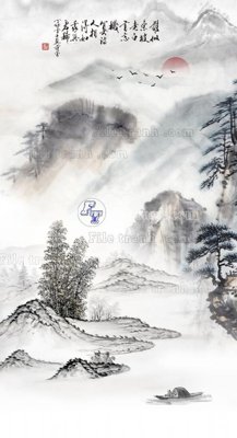 File gốc File in tranh tường 3D FT211245 (phiên bản chuẩn) để in ấn