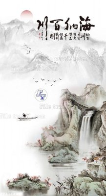 Download file tranh File in tranh tường 3D FT211246 (file gốc PSD)