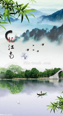 File gốc File in tranh tường 3D FT211253 (thiết kế) cho in ấn