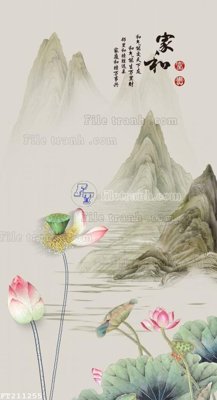 Cung cấp file tranh gốc File in tranh tường 3D FT211255 độc quyền